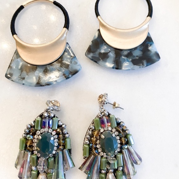 Jewelry - Blue Green Earring Bundle